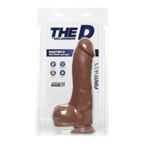 Doc Johnson - Realistyczne dildo z jądrami Master 25 cm