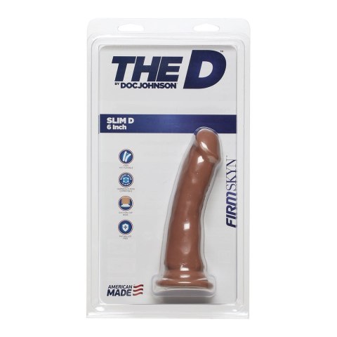 Doc Johnson - Realistyczne, wąskie dildo 17 cm