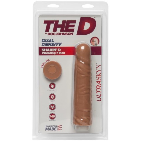 Doc Johnson - Wibrujące, realistyczne dildo 18 cm