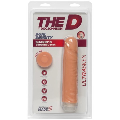 Doc Johnson - Wibrujące, realistyczne dildo 18 cm