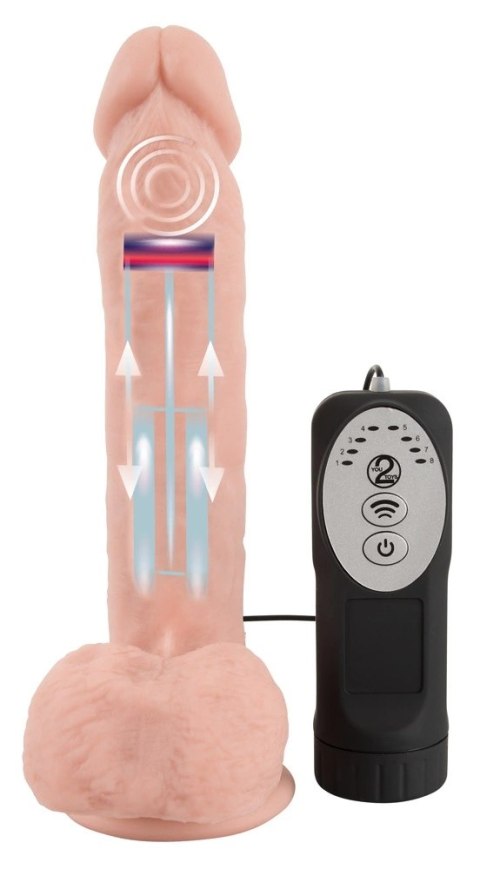 Medical Silicone - Medyczny Silikonowy Wibrator Wstrząsowy 21cm